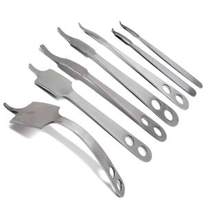 Juego de instrumentos quirúrgicos ortopédicos de titanio de calidad superior: Cureta, Cincel, Raspador, Elevador, Martillo, Palanca ósea con medidor de profundidad - Product Image 1