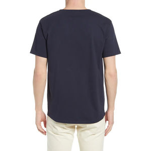 Camiseta ligera para hombre 100% algodón unisex de corte regular, manga corta con estampado, precio al por mayor. - Product Image 2