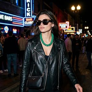 Collier Statement en Perles de Résine Multicolores - 17'' + 3'' Chaîne d'Extension, Épais et Très Visible |   Bijoux fantaisie audacieux, cadeau pour femmes - Product Image 2