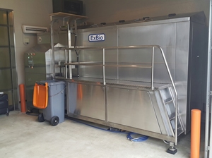 Oferta Exclusiva en Exbio EX-3000, Máquina de Compostaje de Acero Inoxidable de Alta Capacidad de 7.5kW para Desechos de Alimentos y Basura - Product Image 2