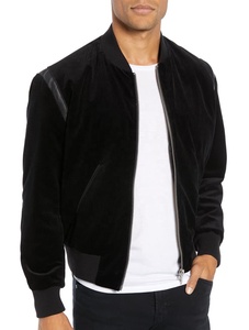New Arrival Trend High Grade Mens Leather Bomber <b>Jacket</b> <b>Slim</b> <b>Fit</b> Custom Classic Shiny Solid Casual Winter - Product Image 2