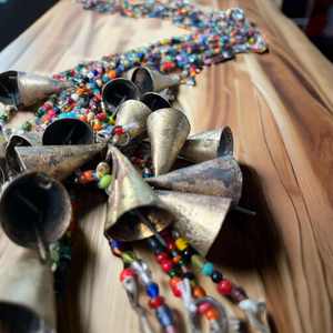 Guirnalda de Cuentas de Madera Natural de la Mejor Calidad, Estilo Bohemio, Cortina Colgante para Puertas, Ventanas, Armarios e Interiores del Hogar - Product Image 1