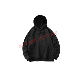 Sweat-shirts à capuche unisexes en polaire de haute qualité pour hommes, personnalisables avec logo, couleur unie, à cordon de serrage, vente en gros - Product Image 5