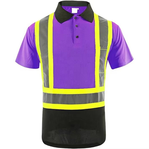 Camiseta Polo de Seguridad Reflectante de Alta Visibilidad para Hombre, Color Verde, con Logotipo Personalizable, Uniforme de Trabajo para Construcción - Product Image 6