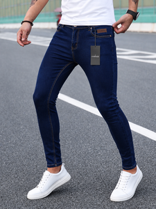 Pantalones Vaqueros Fawkes de Corte Regular, Color Gris, Cintura Media, Lavado Medio, Algodón, Casuales, para Hombre, Otoño, Ligeros, de Secado Rápido, Precio Económico - Product Image 6