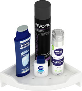 9 Inch Corner Stand for Bathroom Countertop 2 Tier Bamboo Storage Rack Small Vanity Organizer for Skincare and Toiletries - Product Image 2