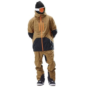 Combinaison de ski réversible chauffante unisexe pour adulte, imperméable, coupe-vent, respirante, avec fermeture éclair, design à capuche, en laine de haute qualité - Product Image 1