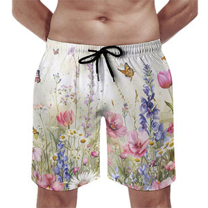 Shorts de bain pour hommes imprimés en 3D, écologiques, séchage rapide, imperméables, en Spandex/Polyester, pour l'été - Product Image 2