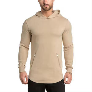 Sweat à capuche unisexe personnalisé en molleton de coton épais de haute qualité, coupe oversize, style streetwear, épaules tombantes, vente en gros - Product Image 4