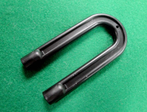 Imán en forma de herradura AA0287 para pines metálicos, imán de plástico en forma de herradura, adhesivo magnético negro en forma de U, 1 unidad, imanes para nevera - Product Image 2
