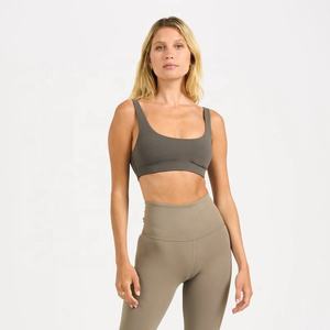 High for Impact Gym Wear Sujetador deportivo sexy Transpirable Ajustable Hebilla sin costuras U Back Logo Tallas grandes Opciones disponibles-Venta al por mayor - Product Image 6