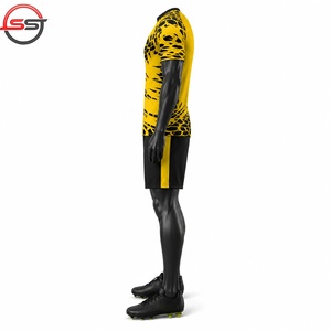 Servicio OEM ODM con Logotipo Personalizado, Ropa Deportiva al por Mayor, Nueva Llegada, Camisetas de Fútbol 100% Poliéster de Alta Venta con Calcetines 2026 - Product Image 3