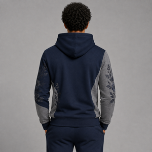 Sweat à capuche brodé pour homme, logo personnalisé, molleton doux en coton, chaud et respirant, pull décontracté streetwear - Product Image 6