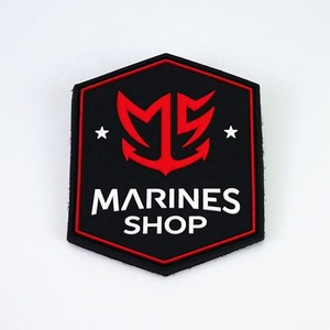 Proveedor Directo de Pakistán, Parche de PVC Personalizado con Velcro, Logotipo de Goma Hecho a Mano, Diseño 3D de Corazón para Ropa y Gorras, Sin Pedido Mínimo, para Regalos - Product Image 3