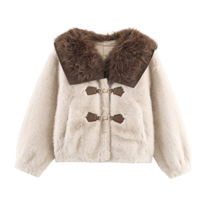 Nouvelle Collection Automne/Hiver 2026 – Manteau Élégant et Polyvalent pour Femme, Style Vintage, Simple Boutonnage, Coupe Ample Amincissante et Épaisse - Product Image 3