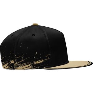 หมวกเบสบอล5แผง5แผงแบบกำหนดเอง2025หมวก Snapback หมวกทรักเกอร์แบบปรับได้โลโก้หมายเลขชื่อของคุณสำหรับทีมแฟนกีฬาที่มีใบไม้ - Product Image 4