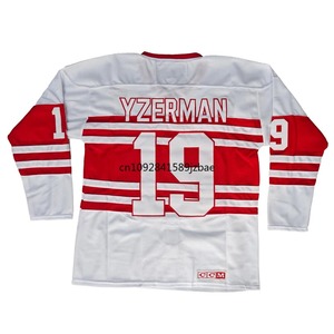 Jersey de Hockey sobre Hielo Retro de Alta Calidad, Personalizable, Estilo Americano, Uniforme Deportivo de Poliéster - Product Image 3