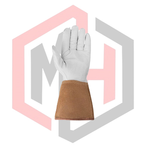 Guantes de Jardinería Resistentes al Fuego, de Cuero Dividido, Cosidos, Sin Silicona, Sin Polvo, 14 Pulgadas - Product Image 3