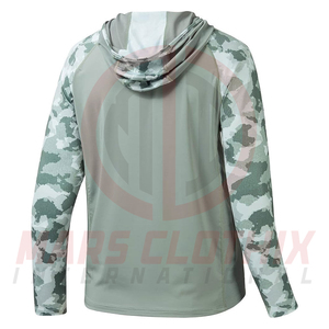 Custom Design Sublimation Breathable Men Fishing Hoodies Outdoor Wear Long Sleeve Fishing Hoodie For <b>Boys</b> - Product Image 6