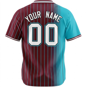 Nouvelle tenue de sport de baseball de qualité supérieure, impression personnalisée du logo, du nom et du numéro, maillot de baseball respirant, vente en gros d'usine - Product Image 6
