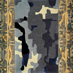 Tapis de prière de luxe fait main – Tapis épais 2500 GSM en peluche avec broderie traditionnelle à carreaux, résistant à l'eau et antistatique - Product Image 2
