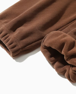 Pantalon de survêtement en coton marron pour homme Hardihood International, taille élastique avec cordon de serrage, poches latérales, poids moyen, pour l'automne - Product Image 5