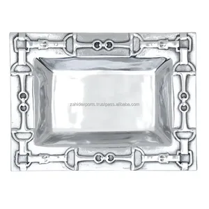Bandeja de Metal Hecha a Mano de Moda para Colecciones de Artículos para el Hogar, Textura Global, Decoración de Cocina para Exportación, por Zahid Exports en India - Product Image 4