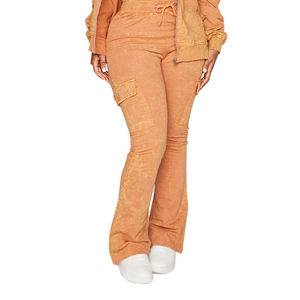 Custom Logo Hooded Casual <b>Ladies</b> Breathable Eco-Friendly 100% Cotton Reversible 2-Piece <b>Jogging</b> <b>Suits</b> Women Tracksuits for - Product Image 4