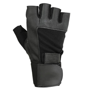 Gants de cyclisme d'hiver pour l'extérieur, respirants, antidérapants, demi-doigts, pour la salle de sport, avec fermeture à cordon, unisexe, confortables, en tissu maillé - Product Image 2
