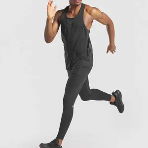 Camisetas sin Mangas con Capucha y Logotipo Personalizado, Camisetas Deportivas de Secado Rápido de Poliéster para Gimnasio, Camiseta sin Mangas con Capucha para Hombre - Product Image 5