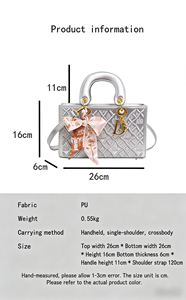 Luxury Suede Mini Handbags for Women Eco-Friendly Lightweight 3D Embroidery Cute Zipper Closure Shoulder Strap Polyester Lining - Product Image 6