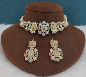 Premium Quality Sabyasachi Inspired Necklace Set Beautiful Unique Design Suits All Outfits Ideal For Party Wear, <b>Weddings</b> - Product Image 4