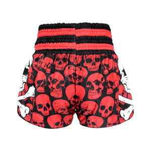 Pantalones Cortos de Kick Boxing/Muay Thai con Diseño Personalizado, Satén Sólido Estampado, para Artes Marciales, en Diferentes Colores - Product Image 2