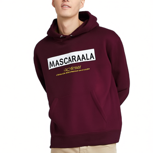 เสื้อฮู้ดดี้โอเวอร์ไซส์ผู้ชาย พิมพ์โลโก้ได้ ผ้าคอตตอนหนานุ่ม จาก BD Custom Hoodie - Product Image 3