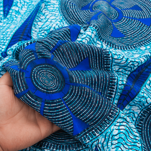 Tela Africana Ankara Premium con Estampado de Cera, Textil de Algodón Batik para Confección de Vestidos, Ropa de Moda, Venta al Por Mayor y Exportación - Product Image 5