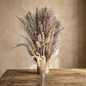 Ramo de Hierba Seca Natural, Relleno de Hierba de Pampas para Arreglos Florales, Decoración para el Hogar y Bodas - Product Image 2