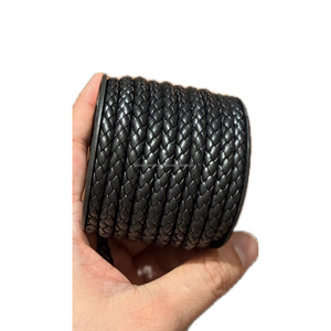 Vegan Plant-Based (100% PU FREE) <b>Leather</b>-Look Cords Round Shape PS DAIMA SONS Brand Roll Packing Made Delhi for Jewelry Making - Product Image 5