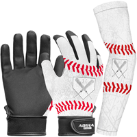 Guantes de Bateo de Béisbol Personalizables de Cuero de Alta Calidad, para Mano Derecha/Izquierda, Cierre de Gancho y Bucle, Palma Suave y Duradera, Antideslizantes