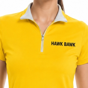 Camiseta polo con cremallera para mujer, calidad premium, tela suave y cómoda, diseño de manga corta, cierre frontal con media cremallera, camiseta polo clásica - Product Image 4