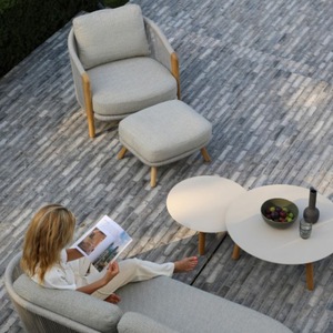 Ensemble de canapés OEM modernes et minimalistes en bois massif pour salon, convertible avec coussins amovibles pour appartement - Product Image 4