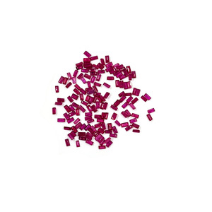 Baguettes de rubis naturel non traité du Mozambique, calibrées 2x4mm, pierre précieuse naturelle à facettes pour la fabrication de bijoux - Product Image 2