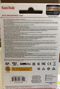 100% ban đầu Sandisk sdsqqvr 128GB Micro SD Thẻ Max Độ bền Bộ nhớ tương thích với máy tính bảng PC và CCTV 512GB Công suất - Product Image 6