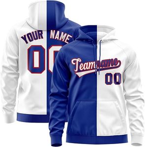 Sudadera con Capucha para Hombre, Color Azul Grisáceo, Bloques de Color, Nombre y Número Personalizados, Sudadera Informal con Estampado, Corte Regular - Product Image 3