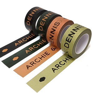 Thân Thiện Với Môi Trường Có Thể Ghi Gia Cố Kraft Gummed Giấy Băng Jumbo Cuộn Biểu Tượng Tùy Chỉnh In Vận Chuyển Đóng Gói Băng - Product Image 1