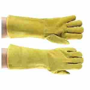 <b>Cow</b> Split Leather Welding Gloves Durable Customizable Heat Resistance Welding Gloves Heat-resistant Welding - Product Image 2