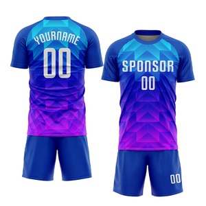 Conjunto de Uniforme de Fútbol para Equipo Más Vendido al por Mayor Hecho en Pakistán Camiseta de Fútbol para Hombre Conjunto de Uniforme de Fútbol Cuello Redondo Sólido - Product Image 1