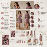 Robe longue en soie durable de haute qualité, taille unique, rose, imprimé numérique vintage Paisley, style ethnique Ibiza, bohème