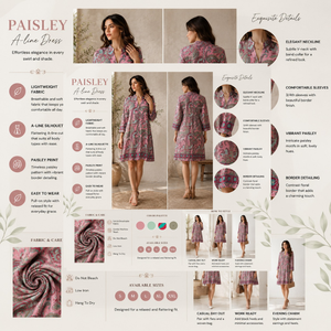 Túnica de Seda de Alta Calidad, Talla Única, Color Rosa, Estampado Étnico Paisley Vintage Pintado a Mano, Estilo Ibiza, Blusa Bohemia para Mujer - Product Image 3