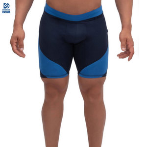 Breathable Eco-Friendly Canvas <b>Compression</b> <b>Shorts</b> for <b>Men</b>-High Quality Durable Material Elastic Waist Fitness Wear Reasonable - Product Image 1
