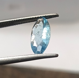 Aigue-marine naturelle bleu glacé de 1,45 carat, taille marquise facettée, translucide, pierre précieuse en vrac - Product Image 3